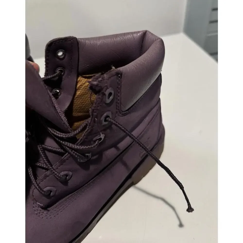 Purple Timberland Boots – Men’s 7 / Women’s 9–9.5 (Big Kids 7) – Fast Shipping! - Picture 4 of 9